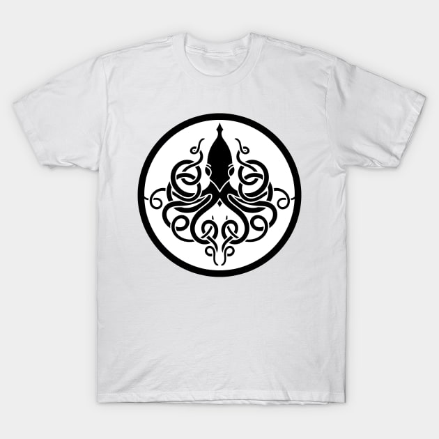 The Octopus (Darkness of Diggory Finch) T-Shirt by chrisphilbrook